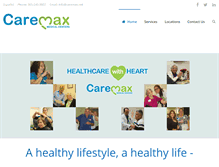 Tablet Screenshot of caremax.net